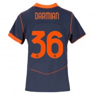 Stroje piłkarskie Inter Milan Matteo Darmian #36 Koszulka Trzeciej dla damskie 2025-26 Krótki Rękaw
